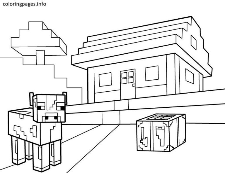 Minecraft Print Printable Full Page Printable Minecraft Coloring Pages