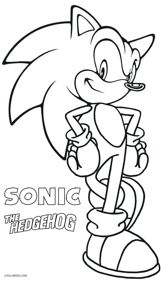 Sonic The Hedgehog Movie Coloring Sheets