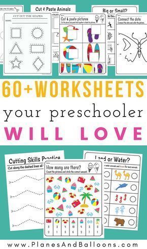 Free Preschool Worksheets Age 3-4 Pdf