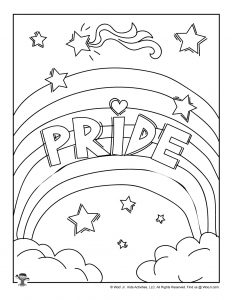 Pride Rainbow Coloring Pages For Adults