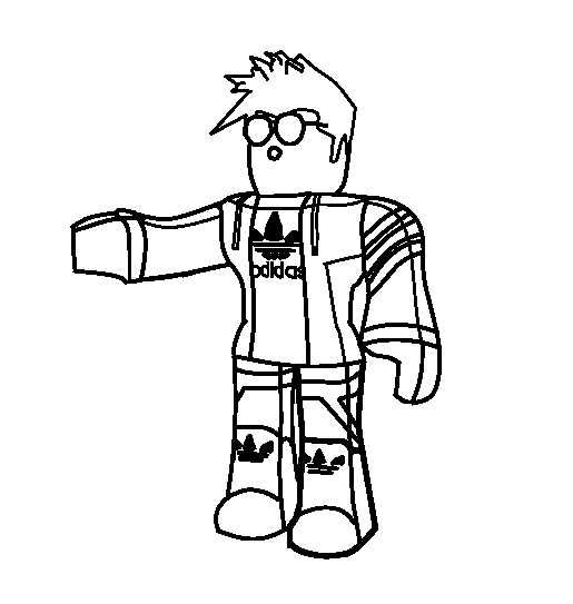 Roblox Character Roblox Coloring Pages Printable