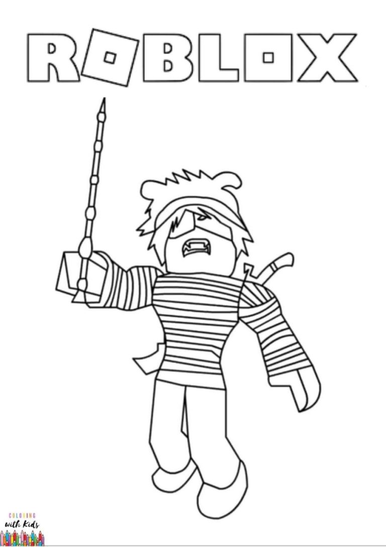 Characters Roblox Coloring Pictures