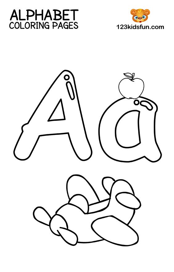 Educational Preschool Free Printable Alphabet Coloring Pages