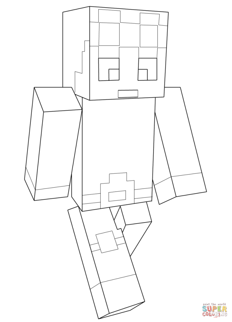Full Page Minecraft Printable Prestonplayz Coloring Pages