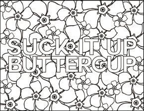 The Bloody Alphabet Coloring Book Pages