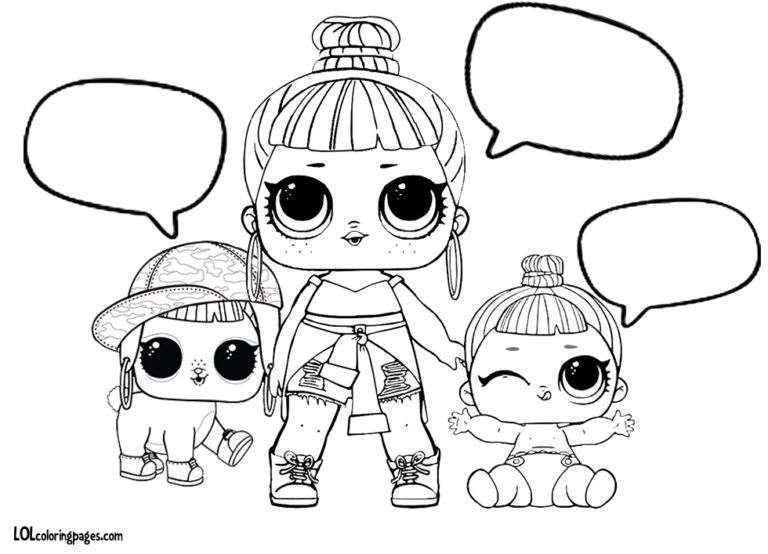Bunny Lol Dolls Coloring Pages To Print
