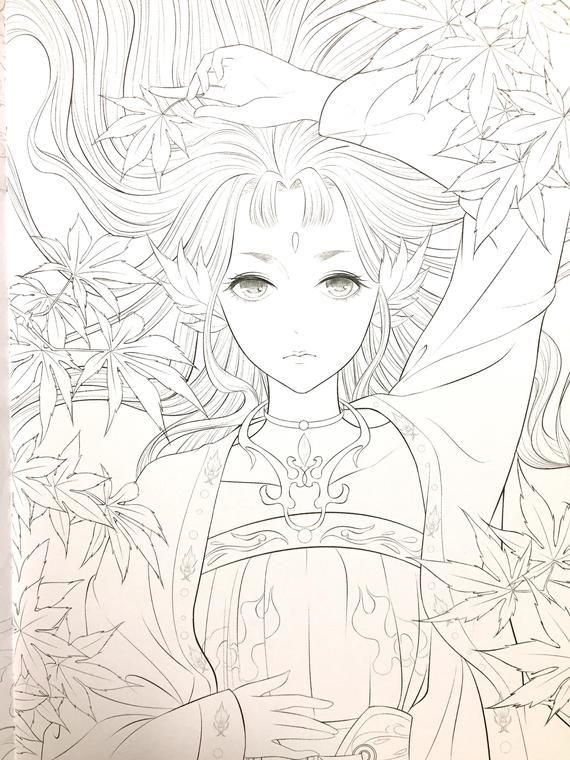 Vintage Aesthetic Aesthetic Anime Coloring Pages