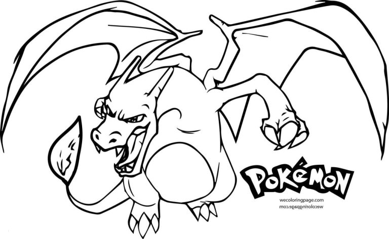 Charmander Charizard Pokemon Coloring Pages