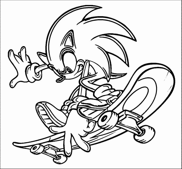 Sonic Exe Tails Coloring Pages