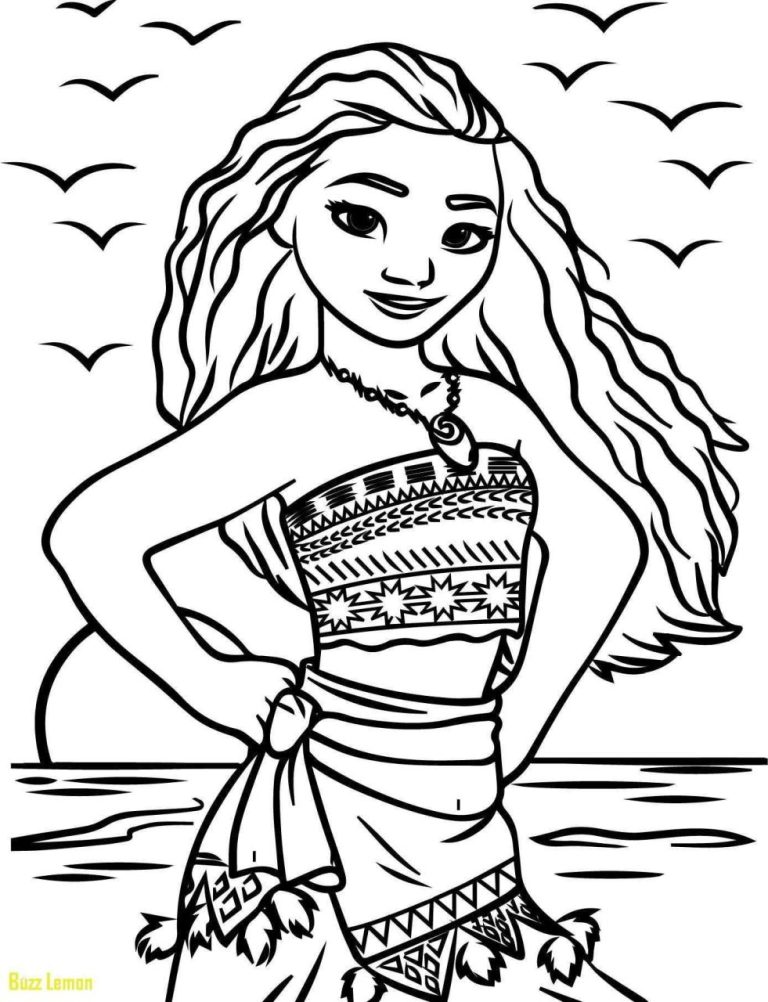 Free Moana Coloring Pages To Print