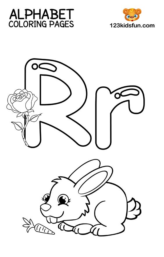 Toddler Free Printable Alphabet Coloring Pages