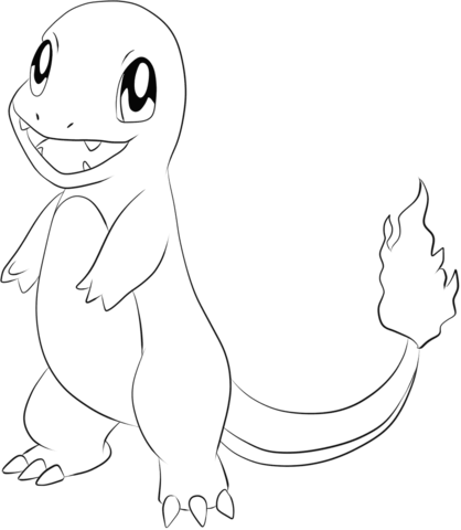 Charmander Charizard Coloring Pages