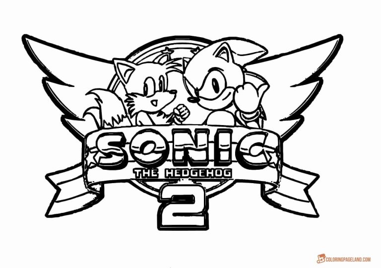 Coloring Sheet Sonic The Hedgehog Movie Coloring Pages