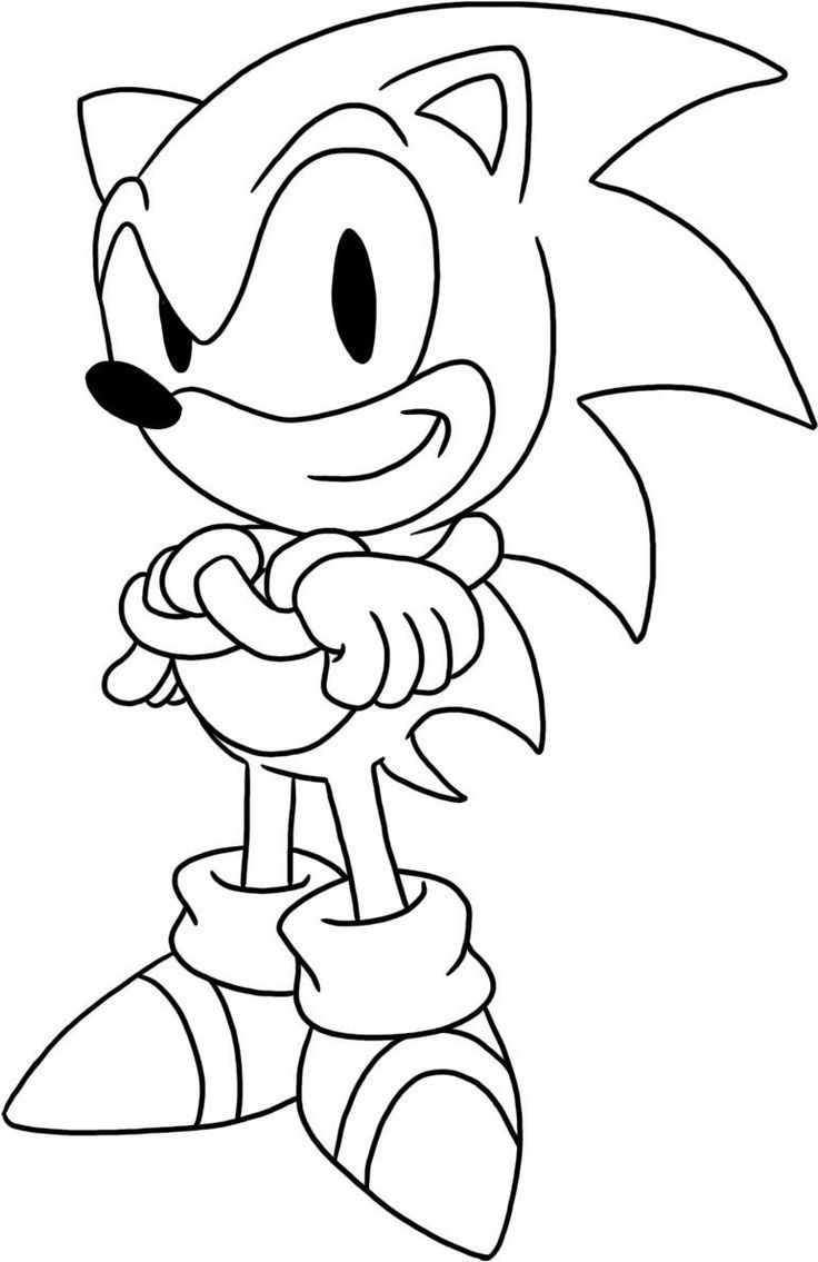 Sonic The Hedgehog Coloring Pages To Print