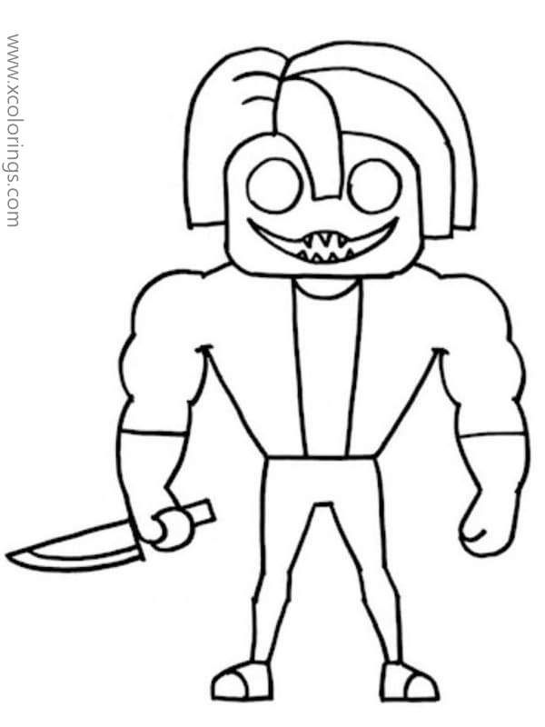 Piggy Roblox Coloring Pages For Kids