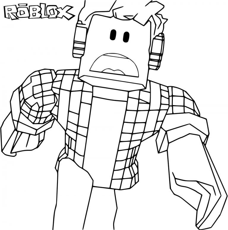 Doge Printable Roblox Coloring Pages
