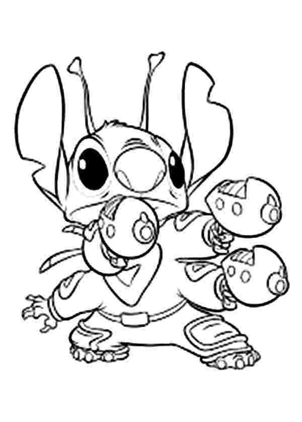 Printable Stitch Halloween Coloring Pages