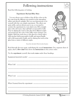Fifth Grade Free Printable Reading Comprehension Worksheets 5th Grade