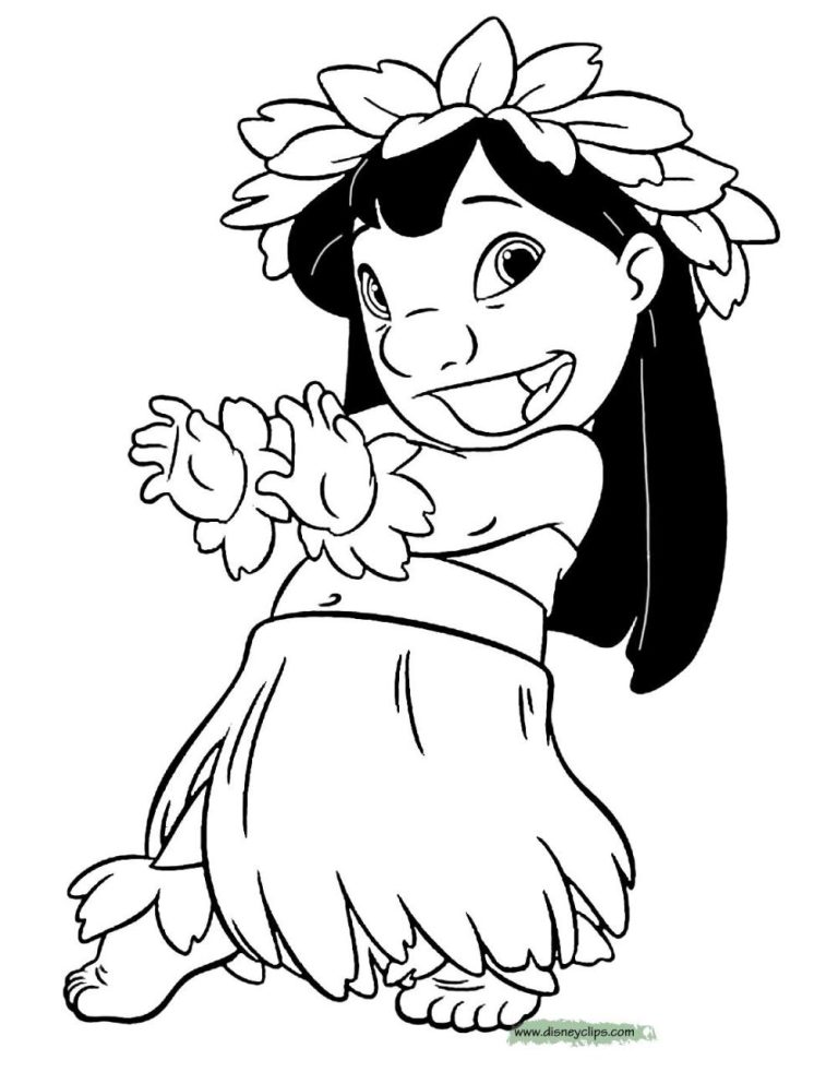 Lilo And Stitch Disney Coloring Pages For Adults