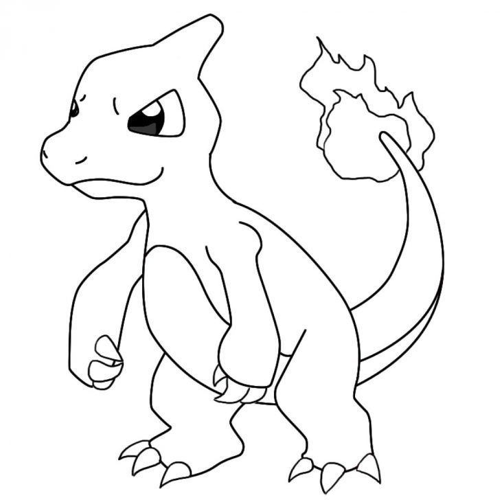 Squirtle Pokemon Coloring Pages Charmander