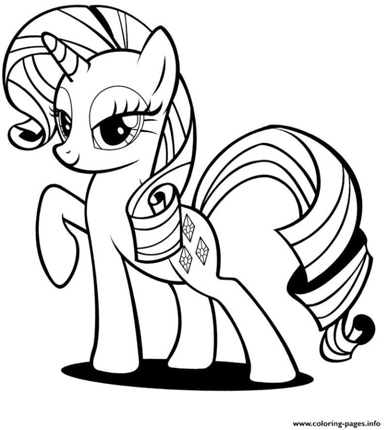 Rainbow Dash Applejack My Little Pony Coloring Pages