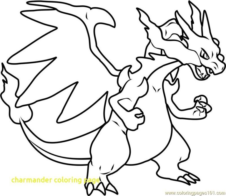 Pokemon Coloring Pages Charmander Evolution