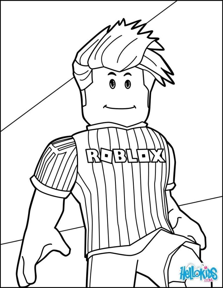 Free Coloring Pages For Kids Roblox