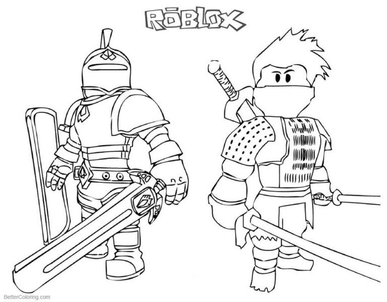 Coloring Pages Free Printable Roblox Images