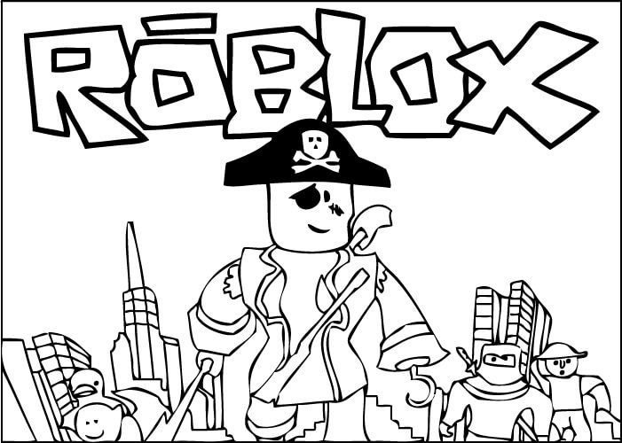 Roblox Soldier Piggy Coloring Pages