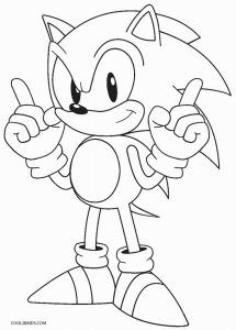 Classic Metal Sonic Coloring Pages