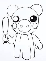 Roblox Piggy Colouring Pages Zizzy