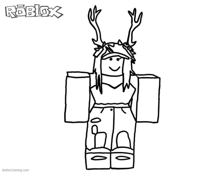 Printable Roblox Characters Printable Roblox Colouring Pages