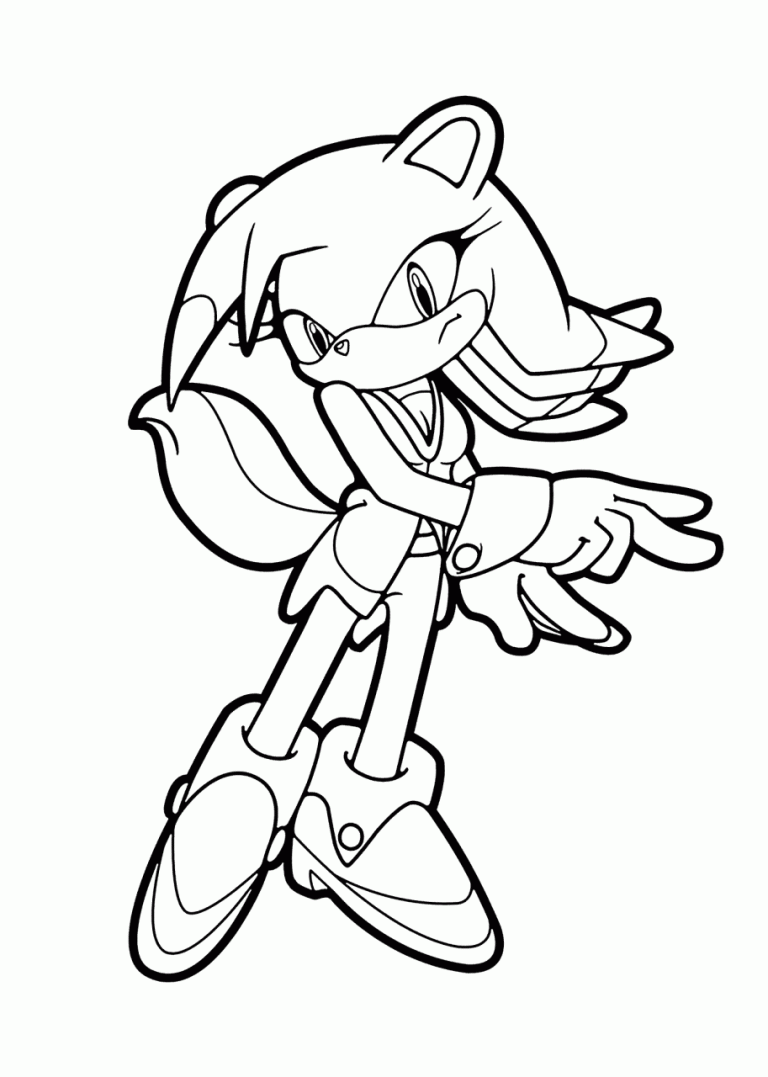 Sonic The Hedgehog Friends Coloring Pages