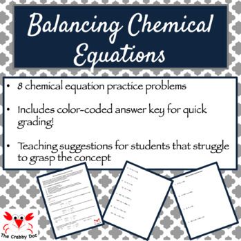 Phet Balancing Chemical Equations Worksheet Answer Key
