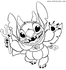 Lilo And Stitch Halloween Coloring Pages