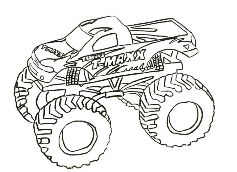 Monster Truck Coloring Pictures Free