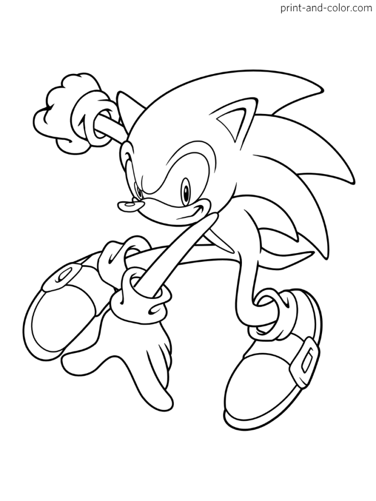 Golden Shadow Sonic Coloring Pages