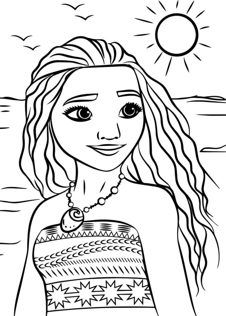Moana Free Disney Coloring Pages