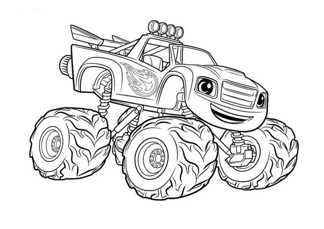 Free Monster Truck Coloring Pages