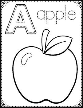 Preschool Alphabet Coloring Pages For Kids