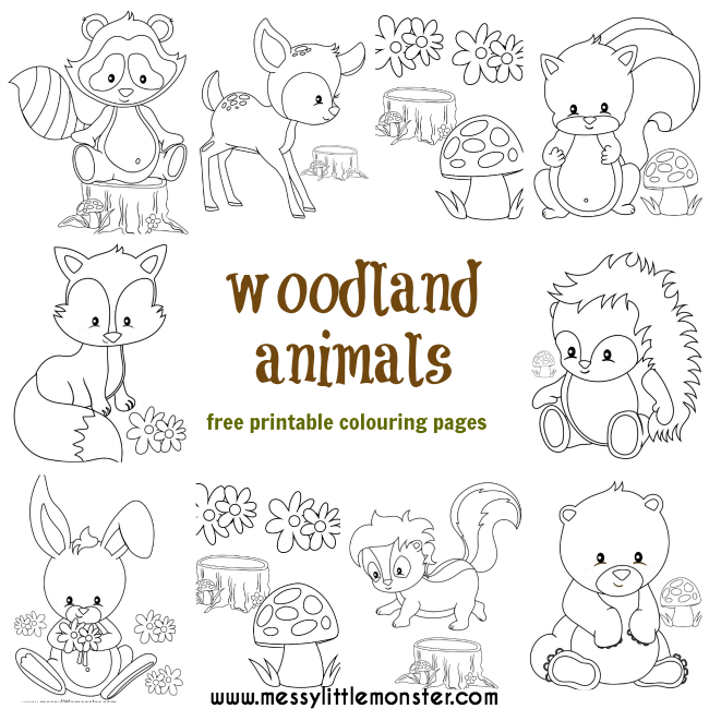 Cute Animal Coloring Pages Pdf