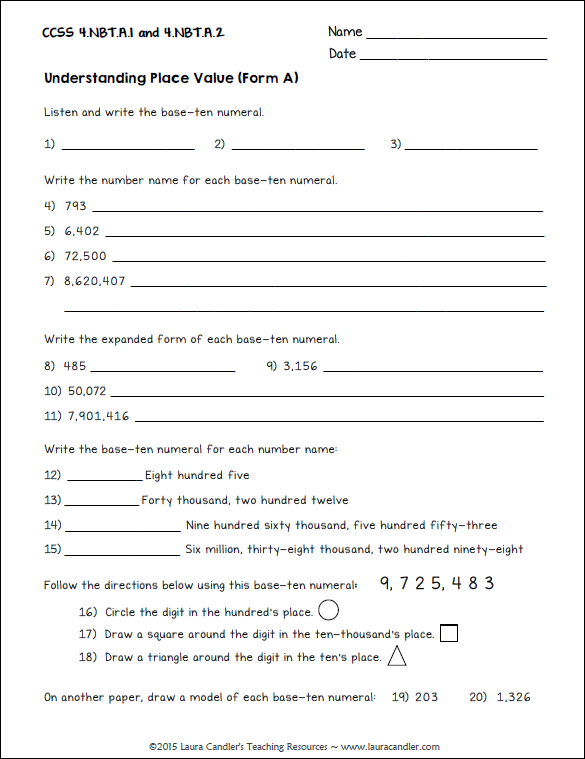 Grade 3 Free Printable 3rd Grade Math Worksheets Multiplication