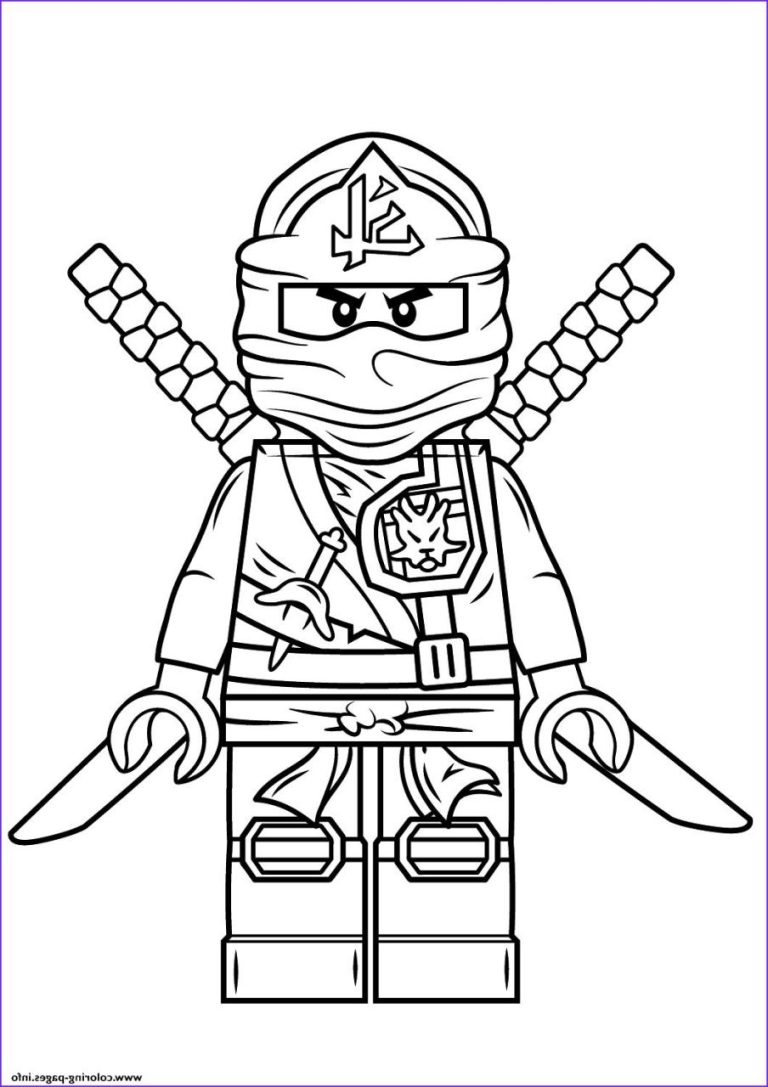 Lego Ninjago Coloring Pages For Kids