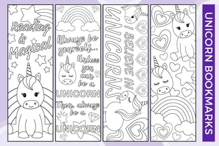 Color Bookmarks Free Printables