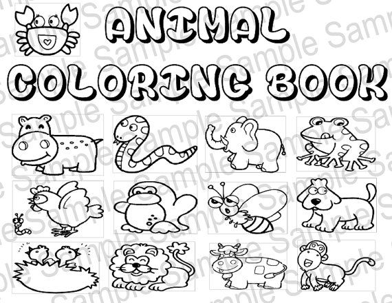 Printable Animal Coloring Pages Pdf