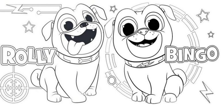 Puppy Dog Pals Coloring Pages Free