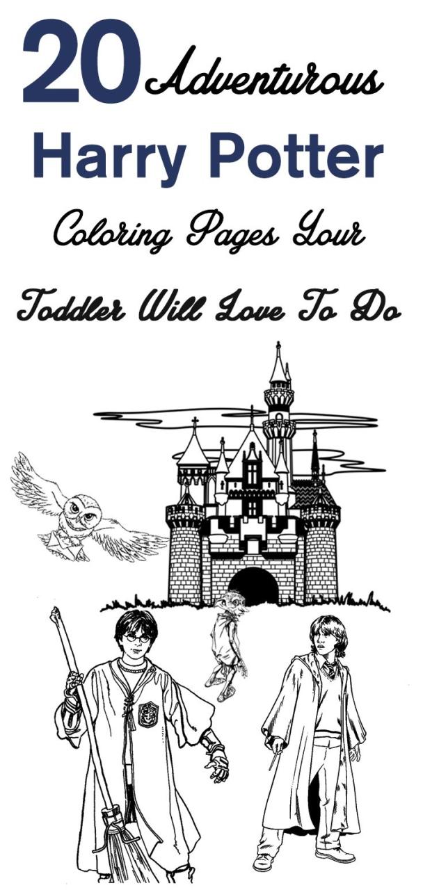 Harry Potter Coloring Pages For Little Kids
