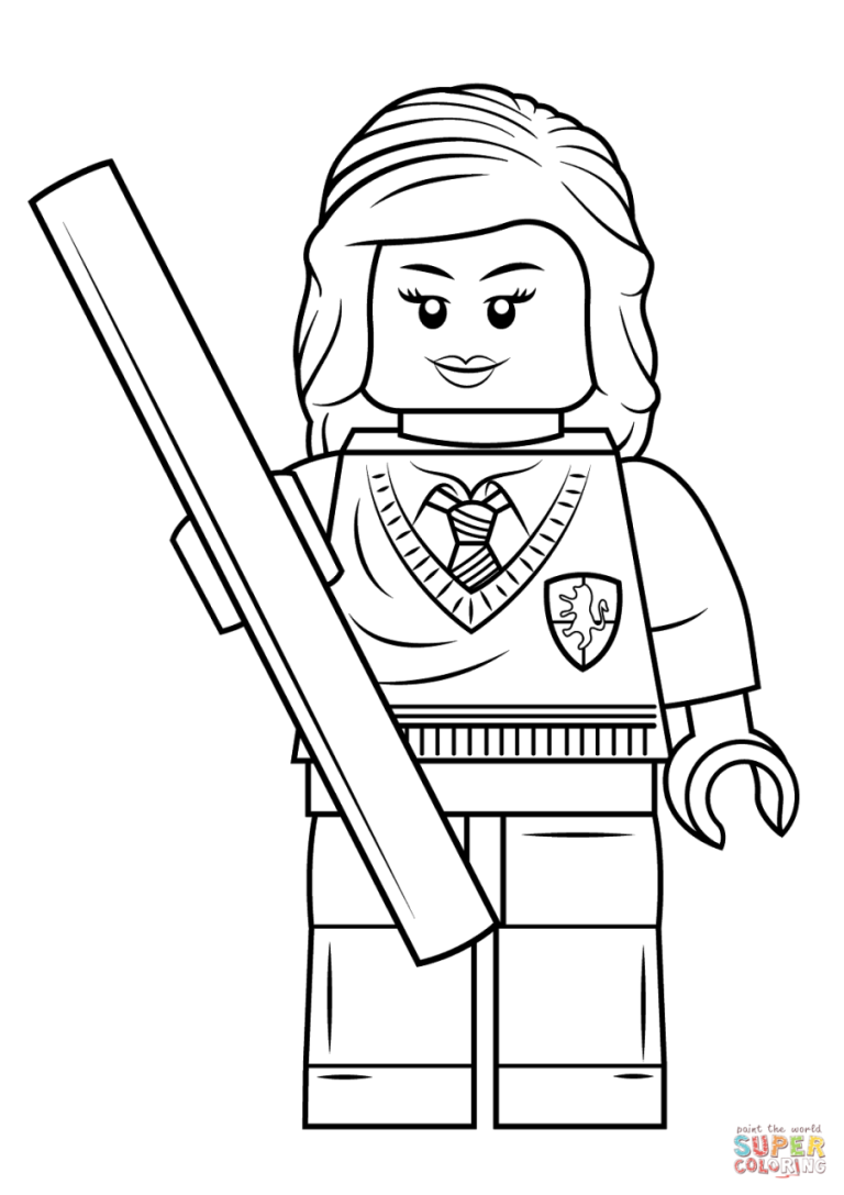 Luna Lovegood Cute Harry Potter Coloring Pages
