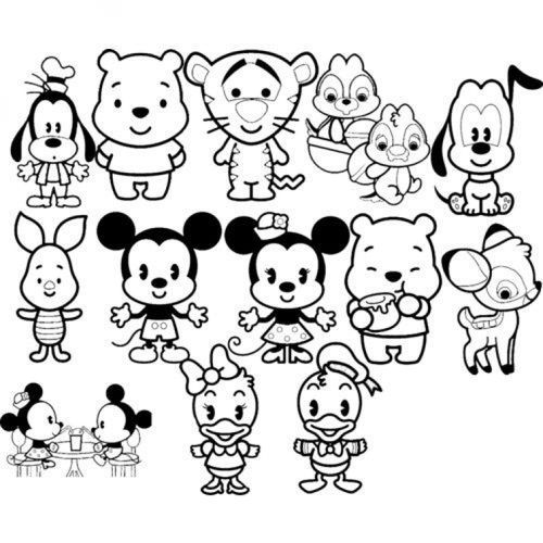 Cute Coloring Pages For Adults Disney