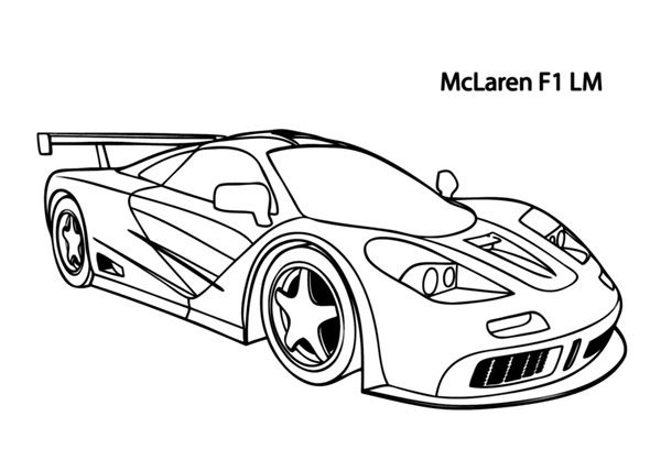 Car Free Coloring Pages For Boys